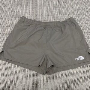 The North Face Women's Tan/Grey Shorts SZ Large